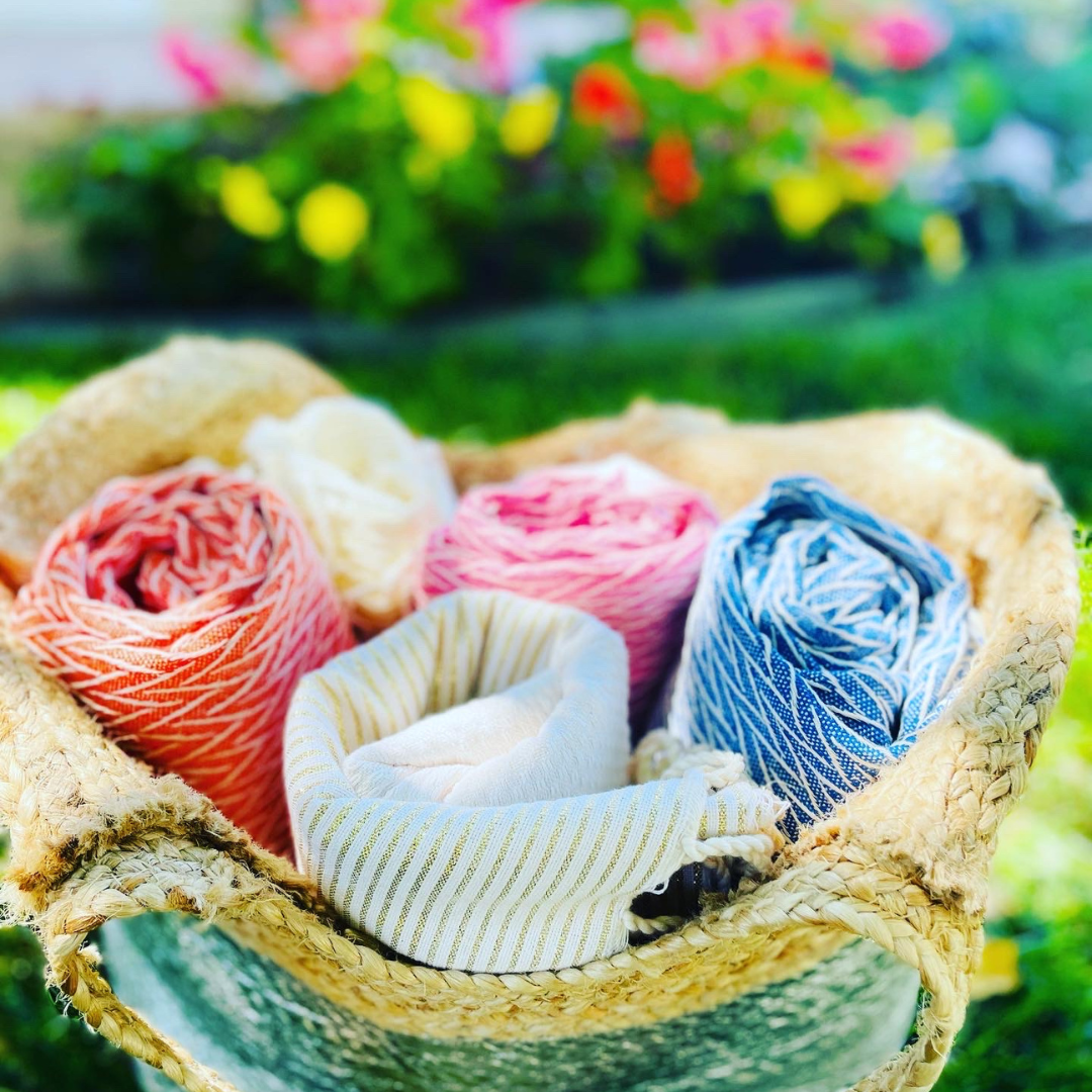 Futa Turkish Towel, Orange