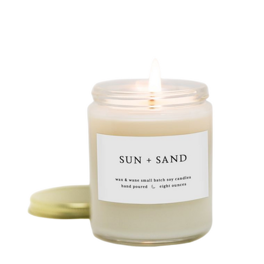 Sun + Sand Modern Soy Candle