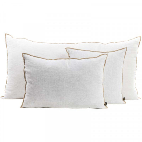 Chennai Pillow, White 18x18