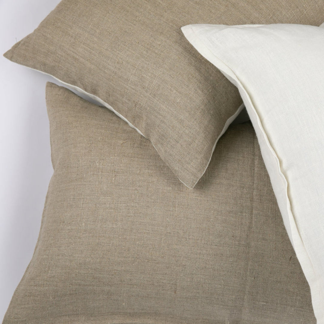 Natural Linen Pillow, 20x30